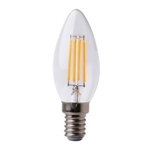 4Watt LED Filament Candle - Choose Base